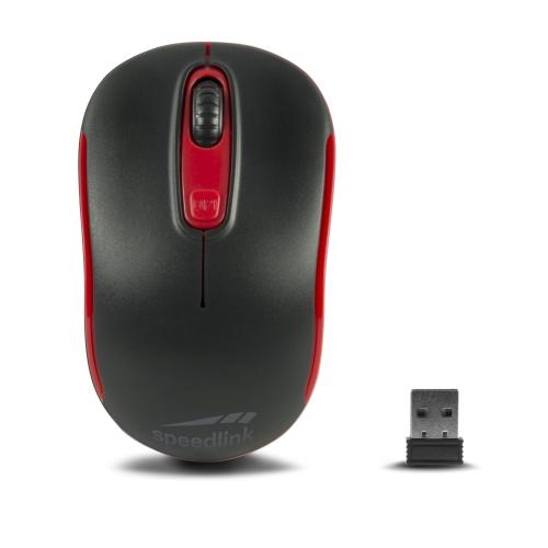Mouse wireless SpeedLink SL-630013-BKRD, Rosu/Negru 1 Mouse wireless SpeedLink SL-630013-BKRD, Rosu/Negru