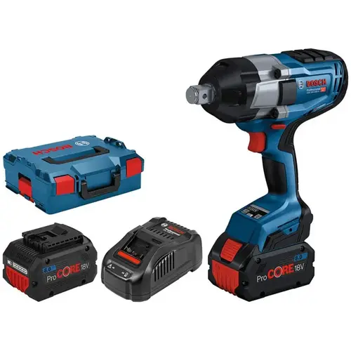 Masina de insurubat (cheie) cu impact pe acumulator Bosch GDS 18V-1050, 2x8.0Ah, 1050Nm, 3/4inch, in set cu L-Boxx 1 Masina de insurubat (cheie) cu impact pe acumulator Bosch GDS 18V-1050, 2x8.0Ah, 1050Nm, 3/4inch, in set cu L-Boxx