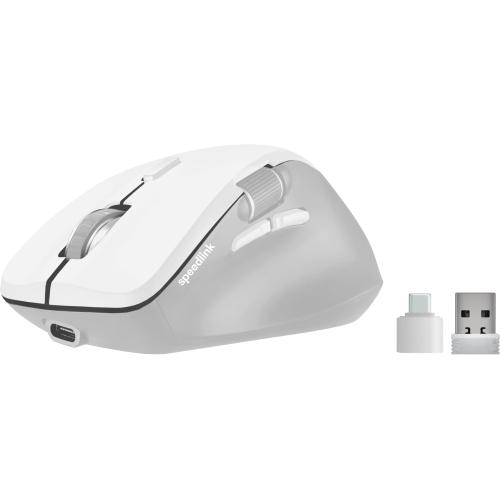 Mouse Speedlink Libera Silent, Bluetooth, 2.4 GHz, 3200 DPI, ergonomic, Alb/Gri 1 Mouse Speedlink Libera Silent, Bluetooth, 2.4 GHz, 3200 DPI, ergonomic, Alb/Gri