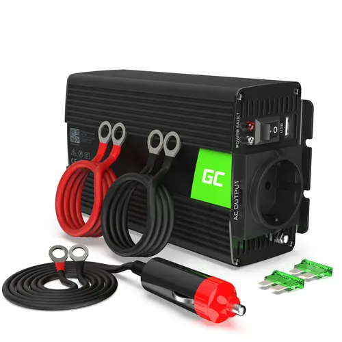 Invertor de tensiune 300W/600W 12V la 230V Volt USB DC AC Green Cell 1 Invertor de tensiune 300W/600W 12V la 230V Volt USB DC AC Green Cell
