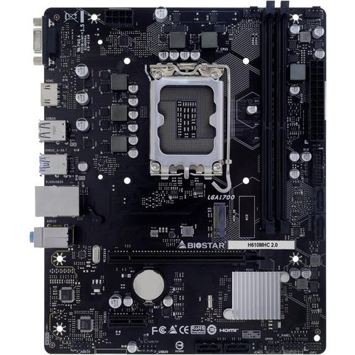 Placa de baza Biostar H610MHC 2.0, Intel H610, LGA 1700, mATX