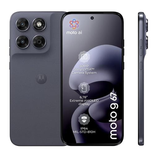 Telefon Mobil Motorola Moto G67, Procesor Mediatek Dimensity 6300 Octa-Core, AMOLED Touchscreen 6.78inch, 8GB RAM, 128GB Flash, Camera Duala 50 + 8 MP, Wi-Fi, 5G, Dual Sim, Android (Gri) 1 Telefon Mobil Motorola Moto G67, Procesor Mediatek Dimensity 6300 Octa-Core, AMOLED Touchscreen 6.78inch, 8GB RAM, 128GB Flash, Camera Duala 50 + 8 MP, Wi-Fi, 5G, Dual Sim, Android (Gri)