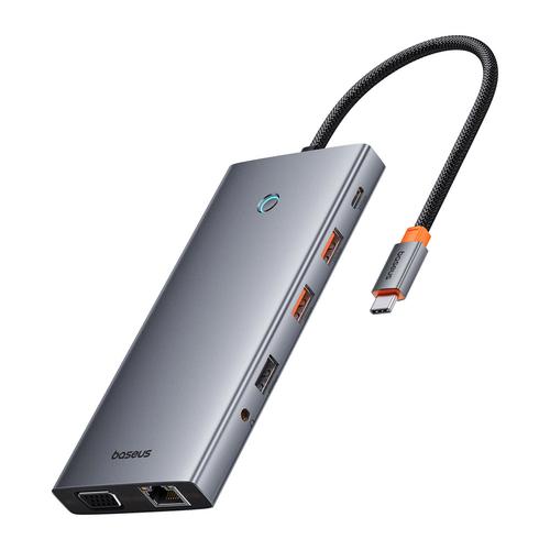 Hub USB-C Baseus PortalJoy Series, 13in1 (Gri)