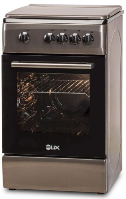 Aragaz LDK 5060 Shiny Grey RMV LPG, Gaz, 4 Arzatoare, 46 L, 60 cm (Gri)