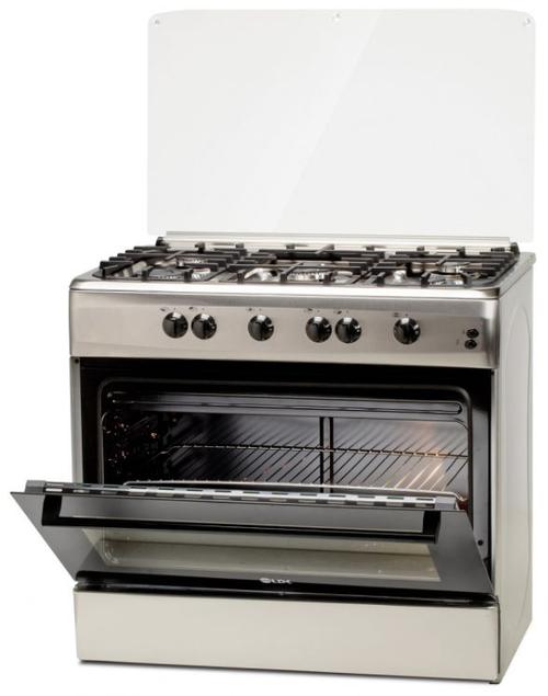 Aragaz LDK 6090 GRAI IX RMV LPG, Gaz, 5 Arzatoare, Siguranta, Aprindere electrica (Inox)