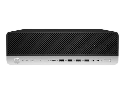 Calculator Sistem PC Refurbished HP EliteDesk 800 G3 SFF, Intel Core i5-7500 3.40-3.80GHz, 8GB DDR4, 128GB SSD, DVD-RW + Windows 11 Home