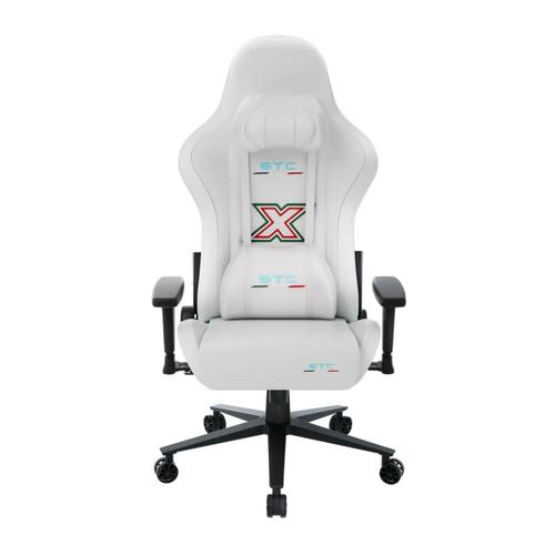 Scaun de Gaming Onex STC X Hardcore, Reglabil, Maxim 125kg, Alb