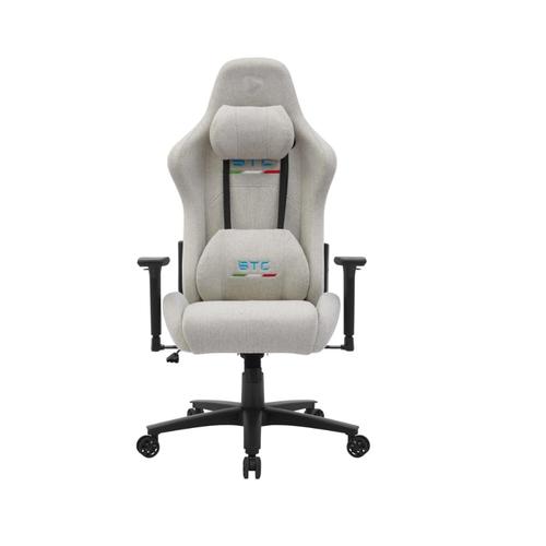 Scaun gaming Onex STC Snug L Series Short Pile Linen, reglabil, Gri