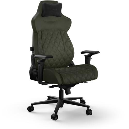 Scaun Gaming Corsair TC500 Luxe, perna pentru gat magnetica, reglabil, Verde