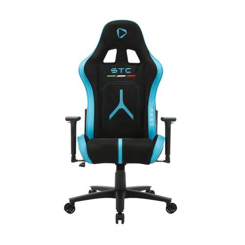 Scaun gaming Onex STC Alcantara L Series, Reglabil, Maxim 125kg, Negru/Albastru