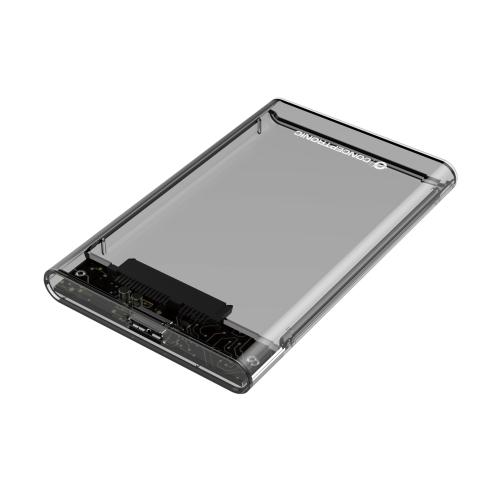 Carcasa HDD/SSD Conceptronic DANTE03T, Serial ATA II / Serial ATA III, 2.5inch (Transparent)