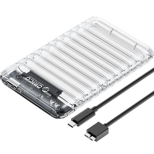 Rack HDD Orico 2139U3-V1-CR, 2.5inch, USB3.0 Micro-B (Transparent)