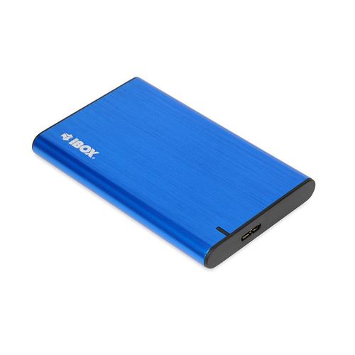 Rack Hard-disk iBox IEUHDD5BL, extern, USB 3.1, 2.5inch (Albastru)
