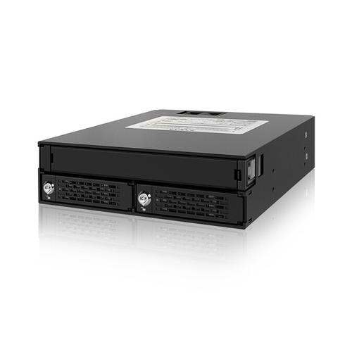 Statie andocare Icy Dock MB994IKO-3SB, SATA/SAS, 12 Gbps, Aluminiu/Metal (Negru)