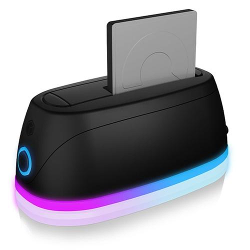 Docking Station Icy Box, SATA HDD/SSD 2.5inch/3.5inch, USB 3.0 (Negru)