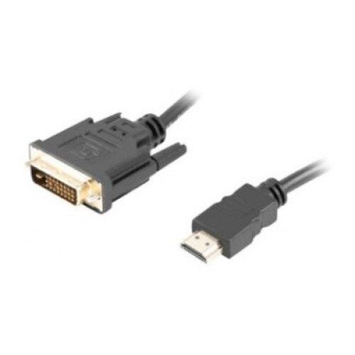 Cablu Lanberg HDMI(M)-DVI-D(M) Dual Link 1,8 M (Negru)