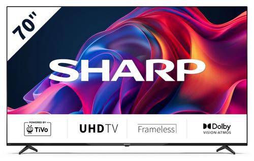 Televizor LED Sharp 177 cm (70inch) 70GK4745E, Ultra HD 4K, Smart TV, WiFi, CI