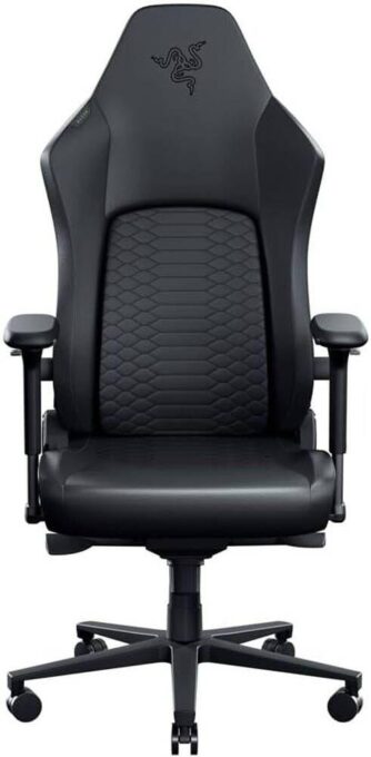 Scaun Gaming Razer Iskur V2 NewGen, Ergonomic, Max 136 kg, Perna din spuma, Sistem HyperFlex, Cotiere 4D (Negru)