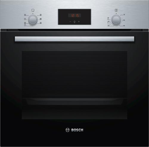 Cuptor incorporabil BOSCH Seria 2 HBF133BR0, 66 l, Grill, Clasa A, 5 programe, Curatare ecoClean, 60 cm (Inox)