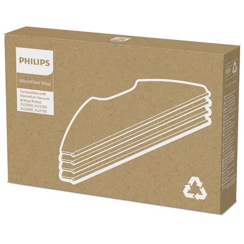 Rezerva pad mop Philips XV1430/00 pentru HomeRun 2000 series, HomeRun 3000 series, 4 bucati