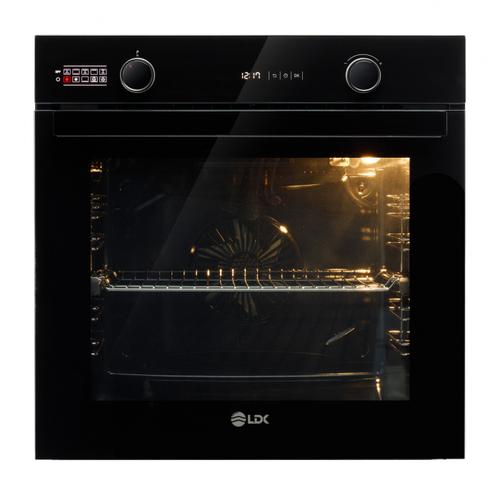 Cuptor incorporabil LDK 1073BK PREMIUM, Clasa A, 73 l, 10 functii, 4 tavi, Grill, Turbo, Dezghetare, Timer, Iluminare cuptor, temperatura reglabila pana la 300°C (Negru)