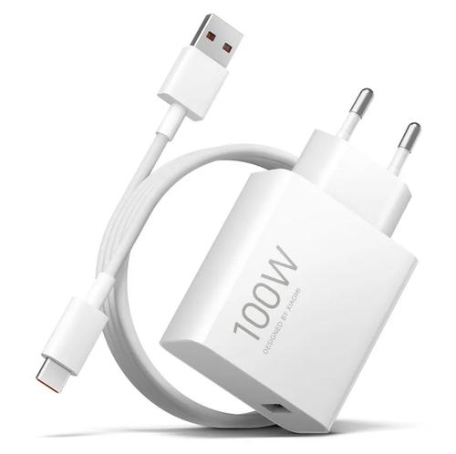 Incarcator retea Xiaomi Charging Combo BHR095VEU, 100 W, USB Type-A, Cablu 1m (Alb)