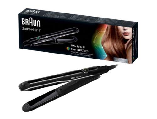 Placa de indreptat parul Braun Satin Hair ST780, 200 grade, Negru