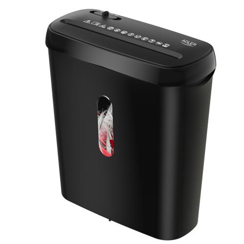 Distrugator de documente Adler AD 1039, 8 litri, 150 W, 70 db, Taiere 6 coli A4 simultan (Negru) 1 Distrugator de documente Adler AD 1039, 8 litri, 150 W, 70 db, Taiere 6 coli A4 simultan (Negru)