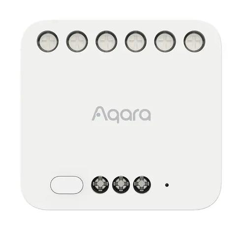 Releu inteligent Aqara Dual Relay Module T2, 10A, 2 canale, ompatibil HomeKit, Matter 1 Releu inteligent Aqara Dual Relay Module T2, 10A, 2 canale, ompatibil HomeKit, Matter