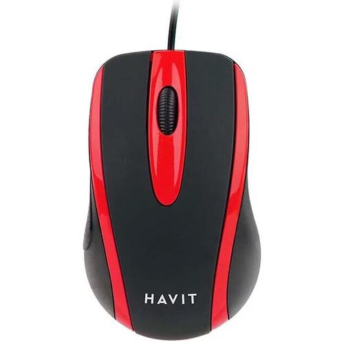 Mouse Havit MS753-BR, 1000 DPI (Rosu/Negru) 1 Mouse Havit MS753-BR, 1000 DPI (Rosu/Negru)