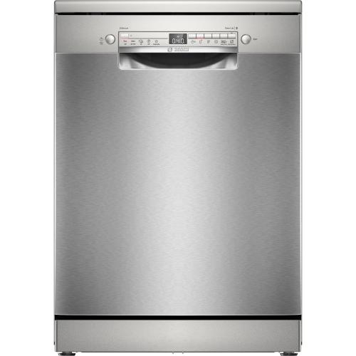Masina de spalat vase Bosch SMS2HTI06E, 13 seturi, 5 programe, Home Connect, ExtraDry, Hygiene Plus, EcoSilence Drive, DosageAssist, Clasa C, 60 cm, Inox