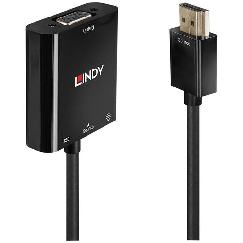 Adaptor Lindy LY-38285, HDMI - VGA 1 Adaptor Lindy LY-38285, HDMI - VGA