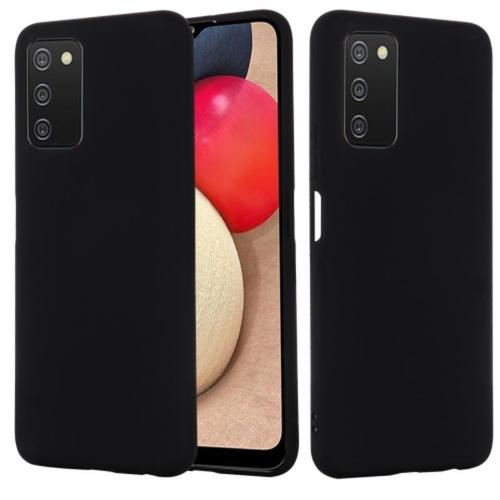 Husa Protectie Spate Lemontti Silky pentru Samsung Galaxy A03s, Silicon (Negru) 1 Husa Protectie Spate Lemontti Silky pentru Samsung Galaxy A03s, Silicon (Negru)