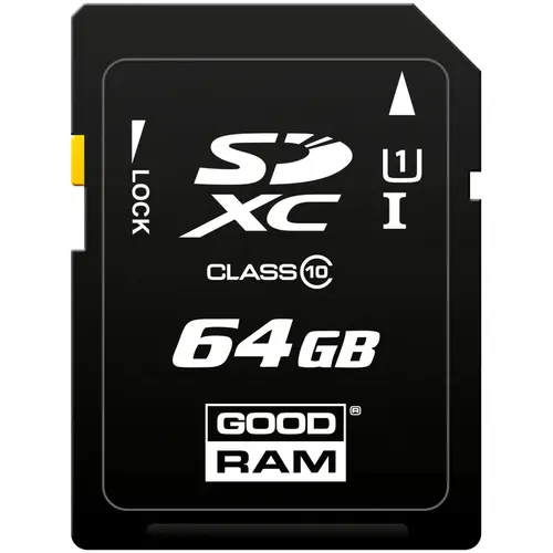 Card de memorie SDXC Goodram S1A0-0640R12, 64GB, UHS I, cls 10