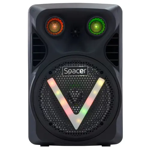 Boxa Spacer portabila bluetooth WildCat, tip troler, RMS 35W, acumulator 3.7V 1800 mAh, input AUX audio, USB/microSD, Black 1 Boxa Spacer portabila bluetooth WildCat, tip troler, RMS 35W, acumulator 3.7V 1800 mAh, input AUX audio, USB/microSD, Black