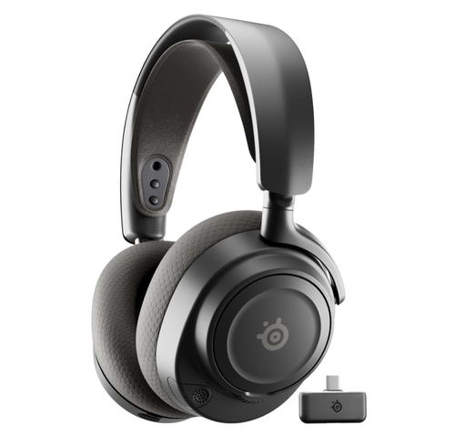 Casti Gaming Steelseries Arctis Nova 7P Gen 2, USB-C/Bluetooth/2.4 GHz, Pentru PlayStation, Autonomie 54 ore, Microfon (Negru)