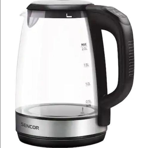 Fierbator apa Sencor SWK 2090BK, 2200 W, 2 L (Negru/Transparent)