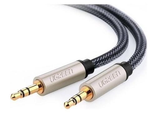 Cablu Audio 3.5mm - 3.5mm UGREEN AV125, 2m, Gri