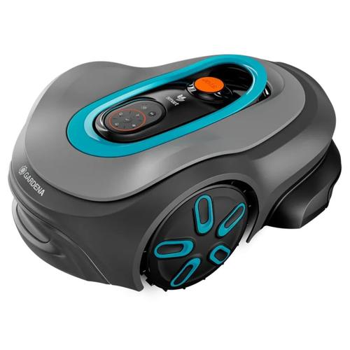 Robot de Tuns Gazonul / Iarba Gardena SILENO Pro Smart (19802-20) 600m² Control Aplicatie, Gri/Albastru