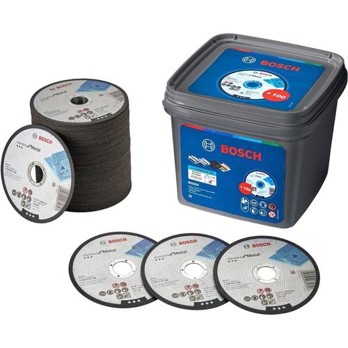 Disc plat 125x1.0x22mm pentru metal Bosch, set 100 bucati