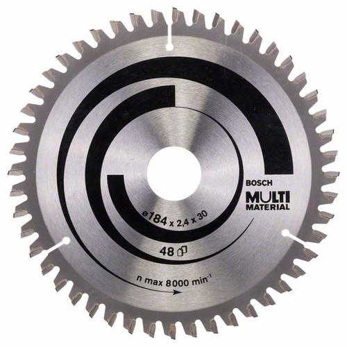 Panza de ferastrau circular, Bosch, Multi Material, 184 x 30 x 2,4 mm; 48