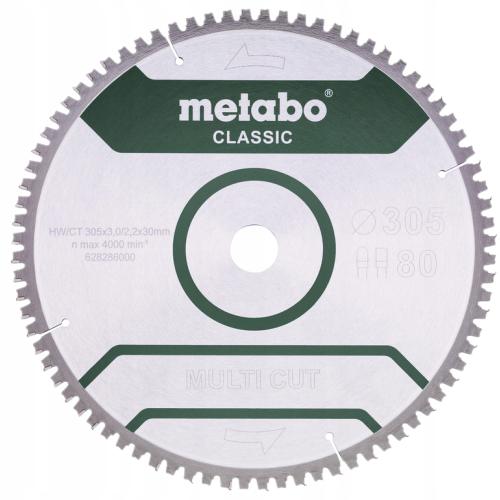 Disc de Taiere METABO MULTI CUT 305x30MM 80Z DISC ALUM. MDF LEMN.628286000