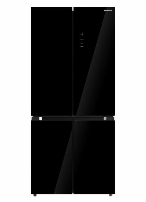 Side-By-Side HEINNER HSBS-M515MDINVHGBKE, 515 l, Clasa E, Control Touch LED, InoxCool, Super racire si congelare, Inverter, Sticla, H 189.8 cm (Negru)