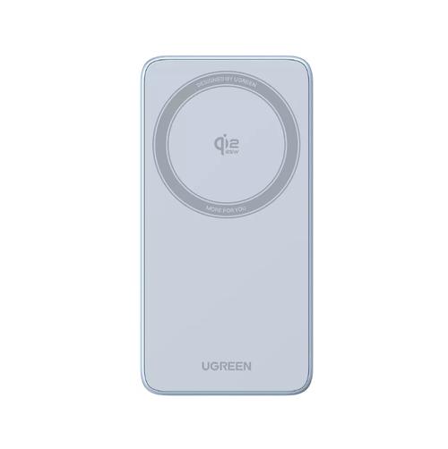 Incarcator Wireless Ugreen MagFlow W757-65901 3-in-1 Qi2, 25W (Albastru)