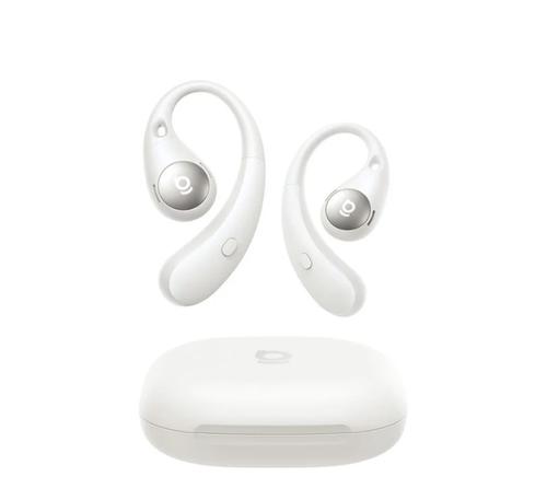 Casti alergare True Wireless Open-Ear Baseus Eli Sport 2, Bluetooth, 4 Microfoane cu AI, IP57 (Alb)
