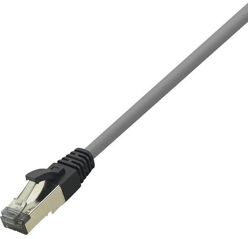 Cablu S/FTP LogiLink CQ8042S, Cat8.1, LSZH, cupru, 1.5 m, AWG26, dublu ecranat (Gri)
