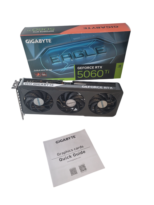 Placa video GIGABYTE GeForce RTX 5060 Ti EAGLE MAX OC 16GB 128-Bit GDDR7 DLSS 4.0