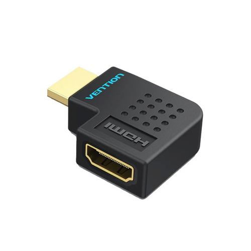 Adaptor HDMI Vention AIPB0, HDMI la 90 grade laterala, HDMI 2.0 ,4K la 60Hz (Negru) 1 Adaptor HDMI Vention AIPB0, HDMI la 90 grade laterala, HDMI 2.0 ,4K la 60Hz (Negru)