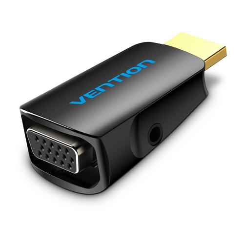 Adaptor convertor HDMI la VGA cu audio de 3,5 mm, 1080P Full-HD, Vention 1 Adaptor convertor HDMI la VGA cu audio de 3,5 mm, 1080P Full-HD, Vention