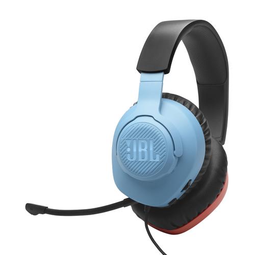 Casti Gaming cu fir JBL Quantum 100N, cu fir, Jack 3.5 mm, Microfon, Rosu/Albastru 1 Casti Gaming cu fir JBL Quantum 100N, cu fir, Jack 3.5 mm, Microfon, Rosu/Albastru